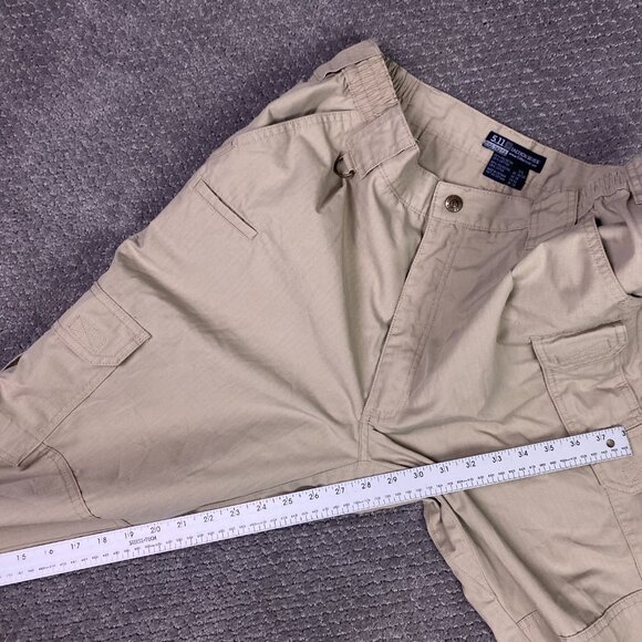 5.11 Tactical Series Taclite Pro Ripstop Cargo Pants Men's 34 x 30 Khaki - Picture 11 of 12
